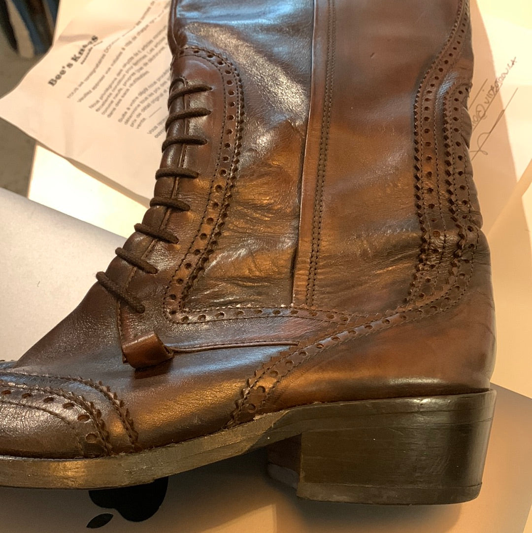 Bottes équestre brune