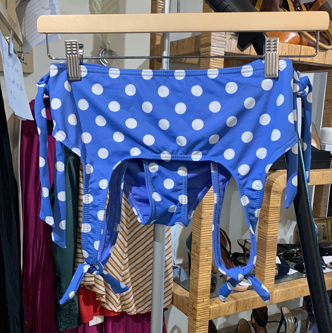 Primark Blue White Polka Dot Bikini Swimsuit