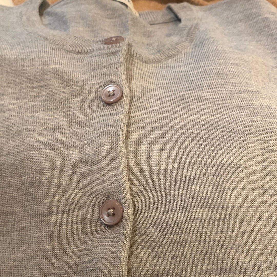 Filippa K gray wool cardigan