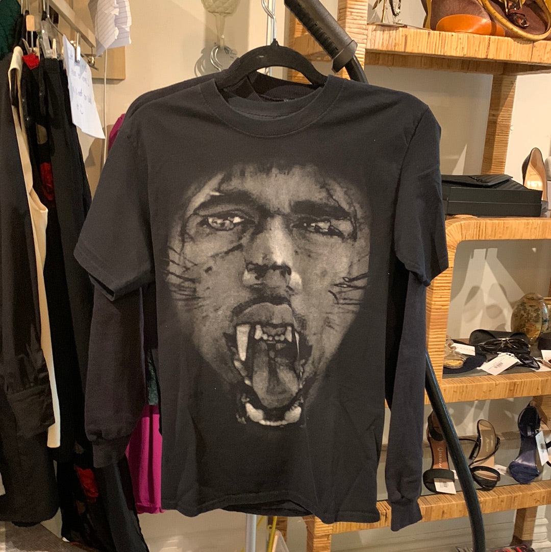 T-shirt noir Watch the throne