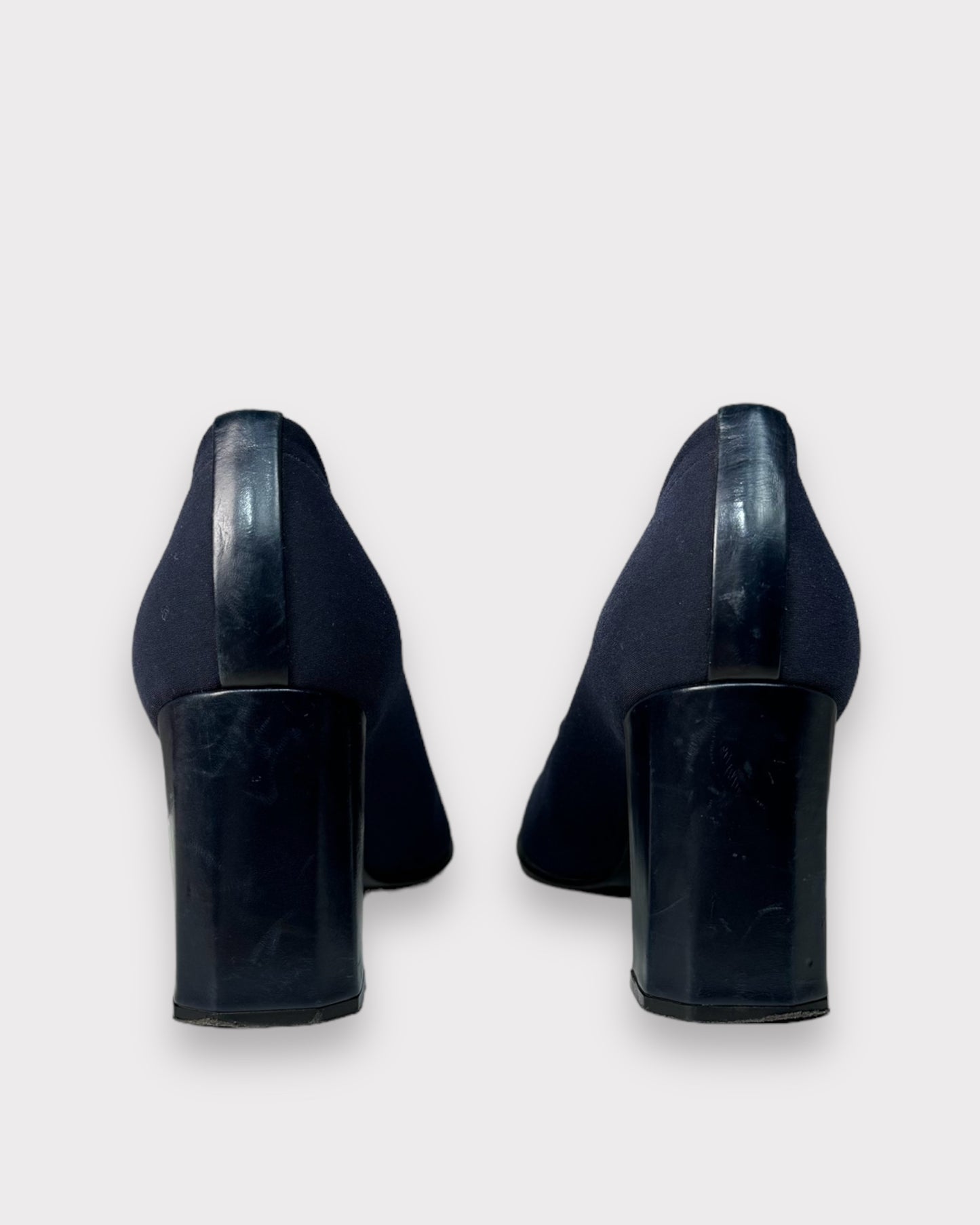 blue heels, Stuart Weitzman, 9.5