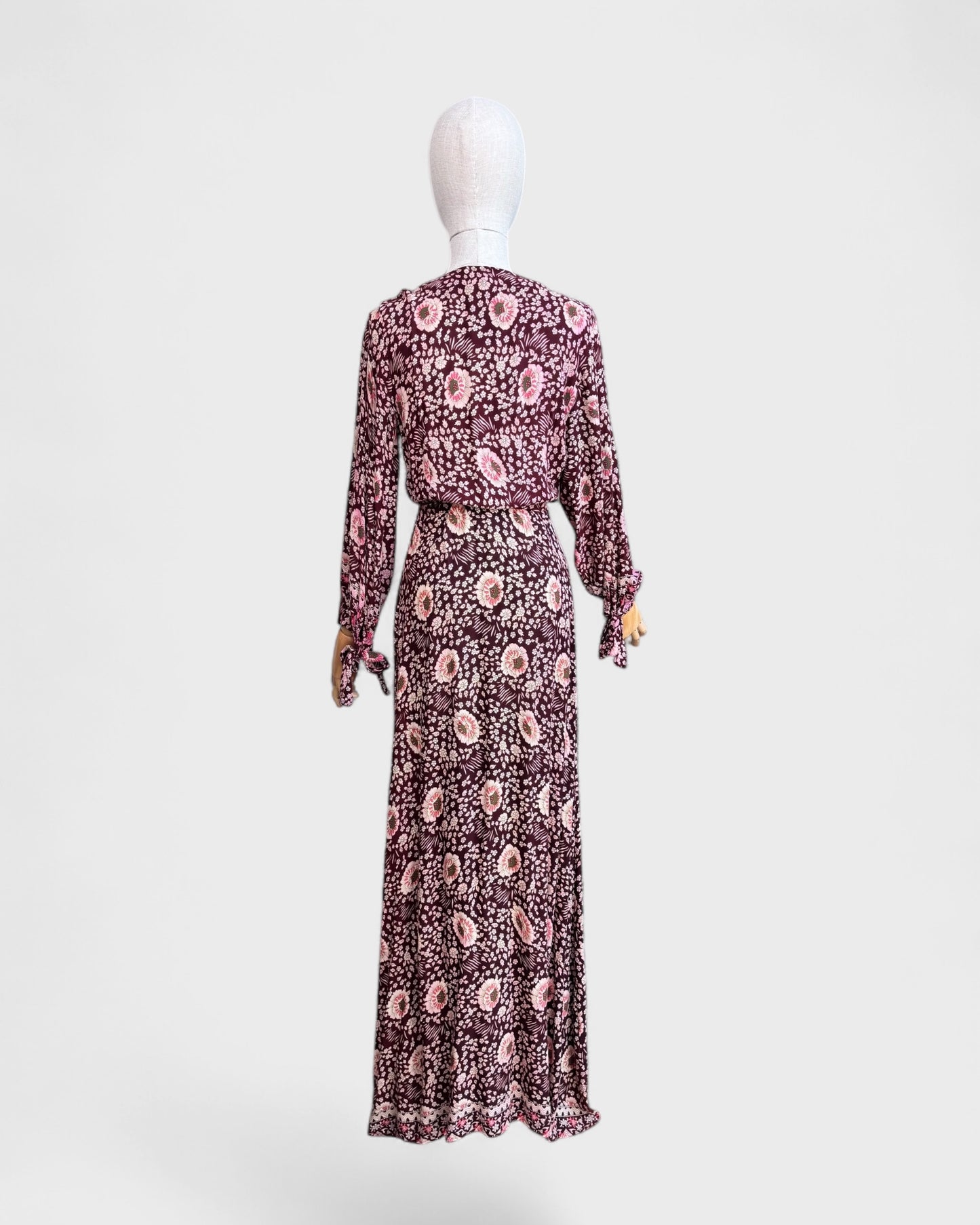 Robe longue imprimée Nathalie Martin – Taille M