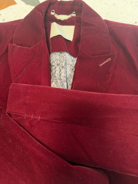 Veston velours Bordeaux Soïa & Kyo , L