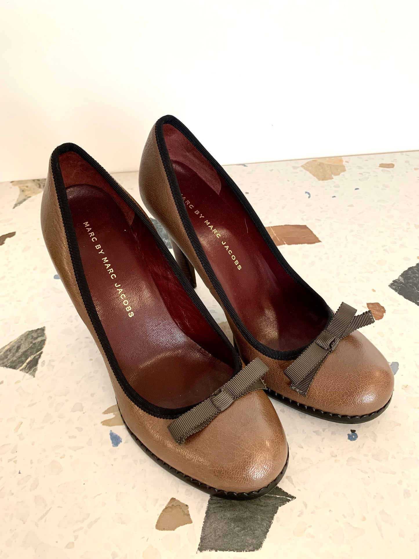 Pump cuir Marc by Marc Jacobs