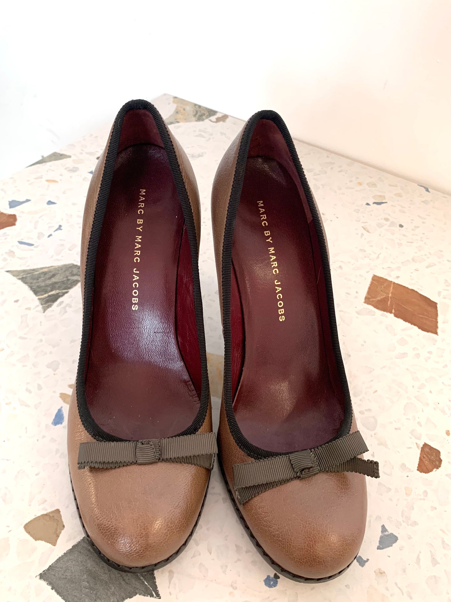 Pump cuir Marc by Marc Jacobs
