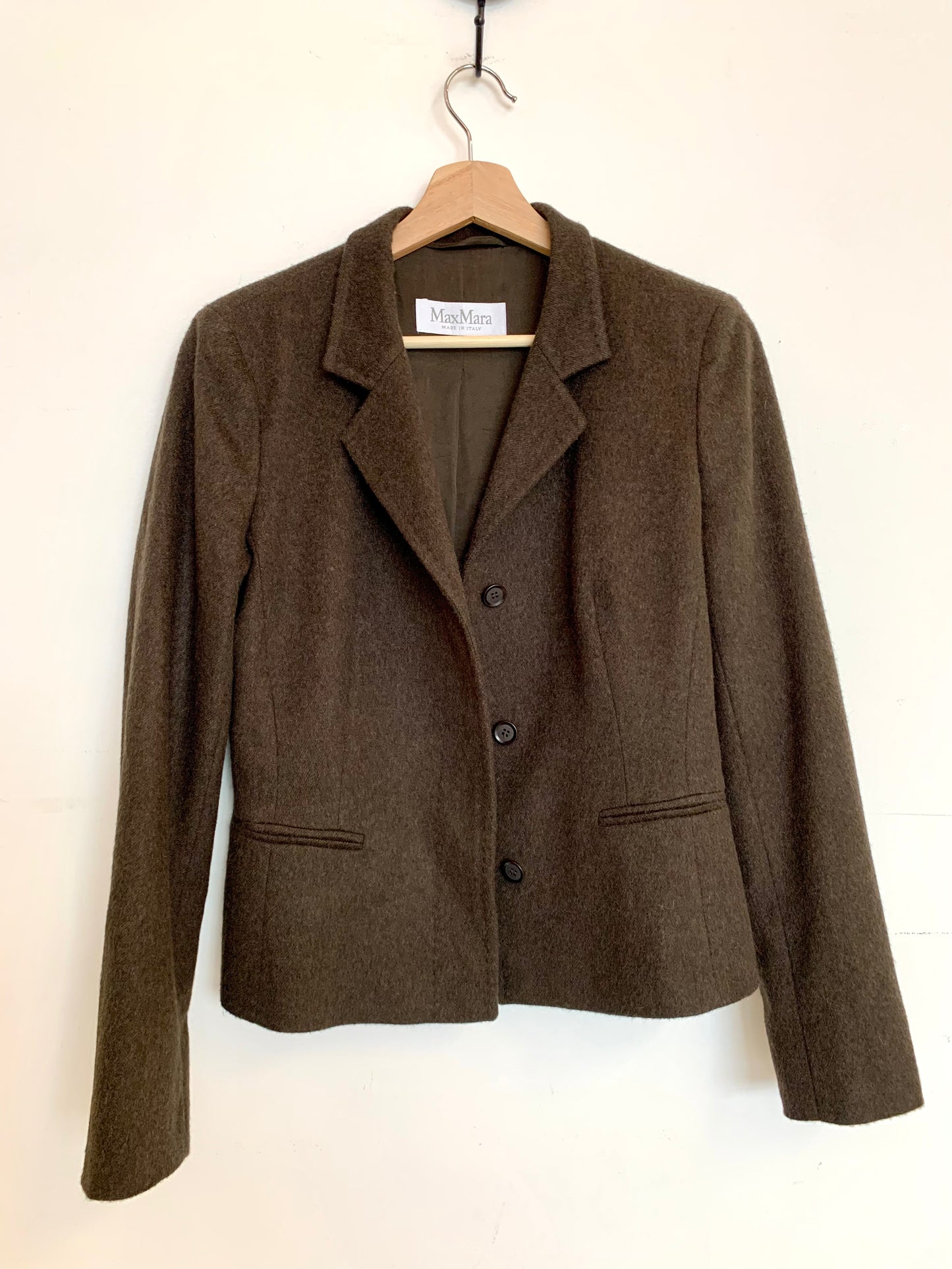 MaxMara Brown Wool Blazer