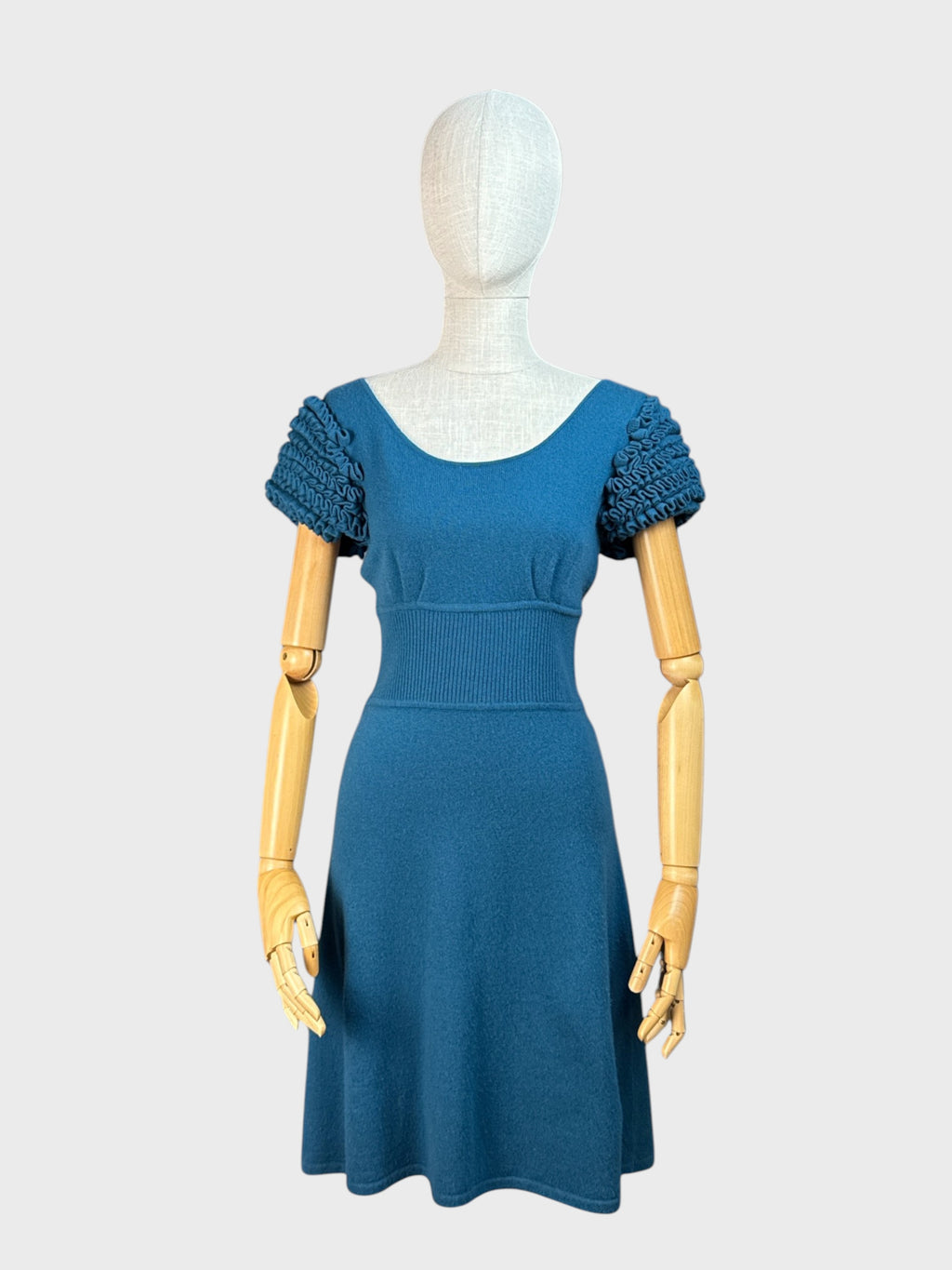 100% cashmere dress Turquoise Catherine Malandrino, M