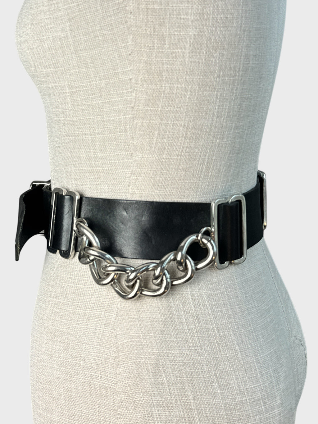 The Kooples Black Chain Belt