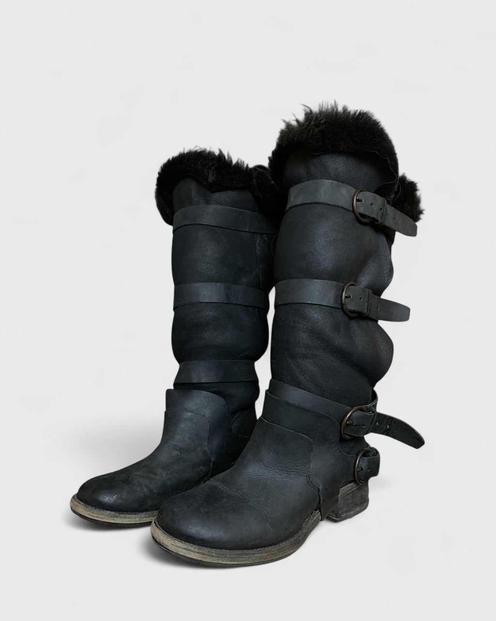 All Saints Furry Boots