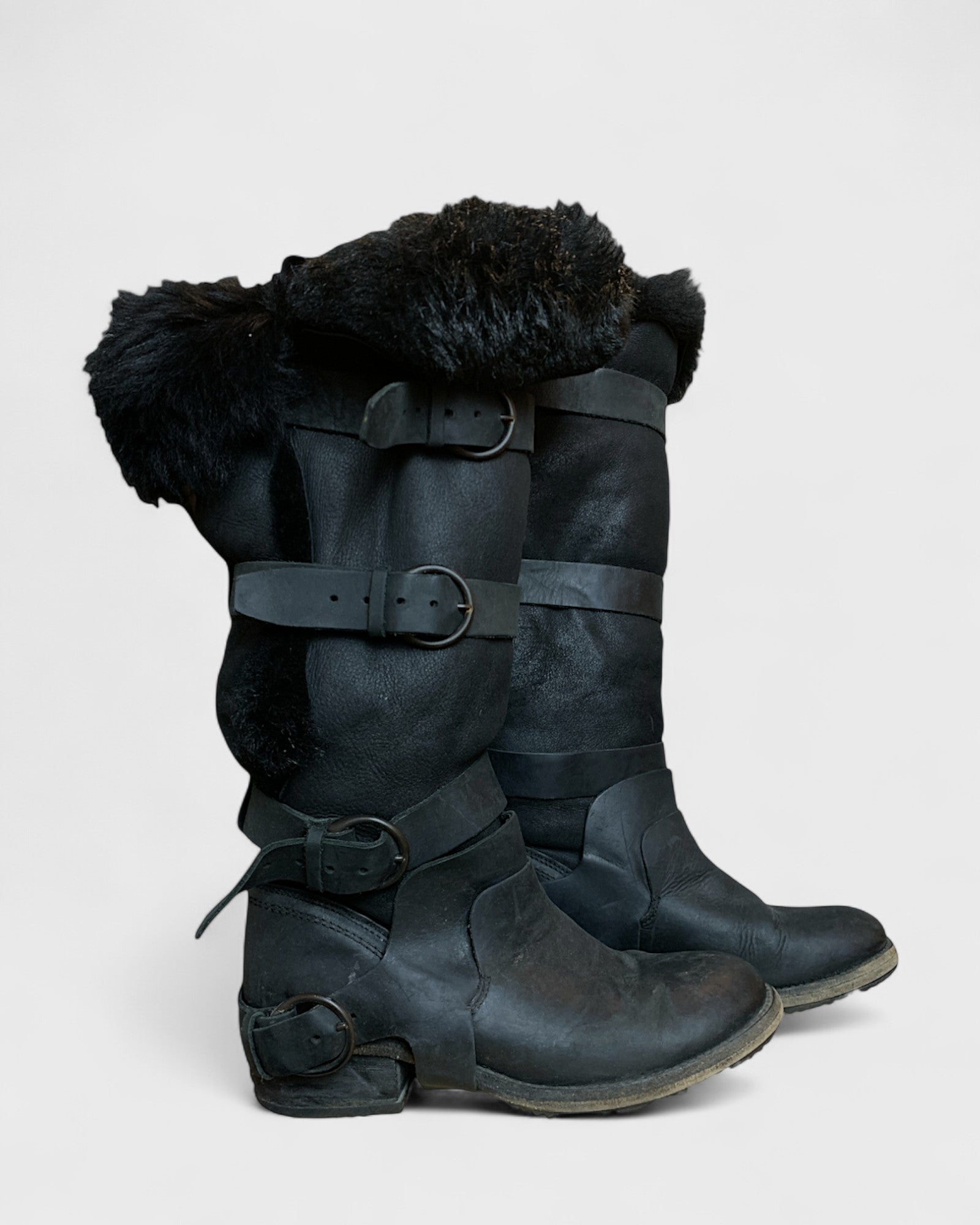All Saints Furry Boots
