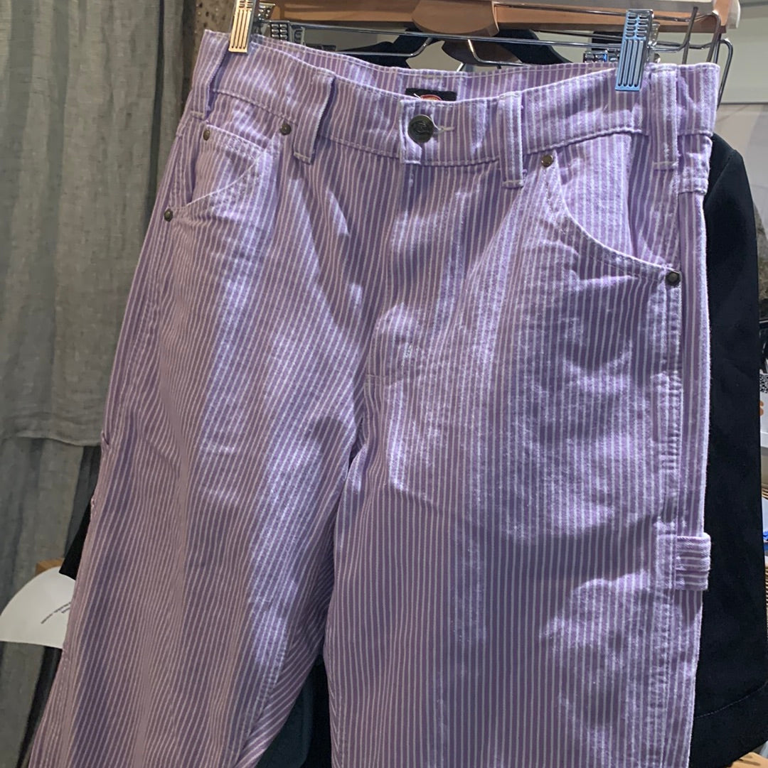 Pantalon lila lignée Dickies