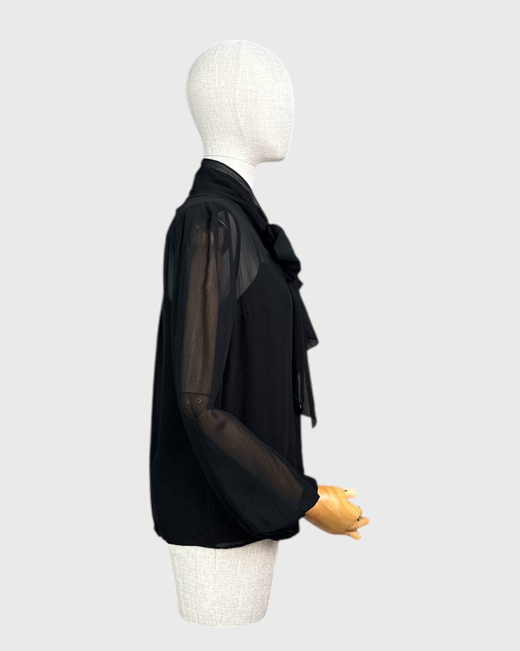 Diane von Furstenberg 100% Silk Blouse, Black, Size 6