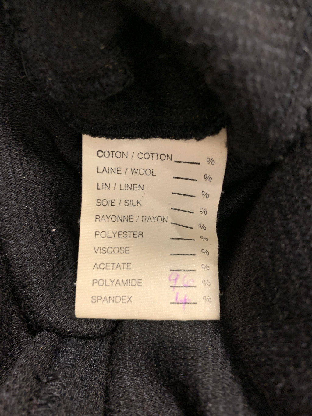 Georges Levesque long black collar dress, S