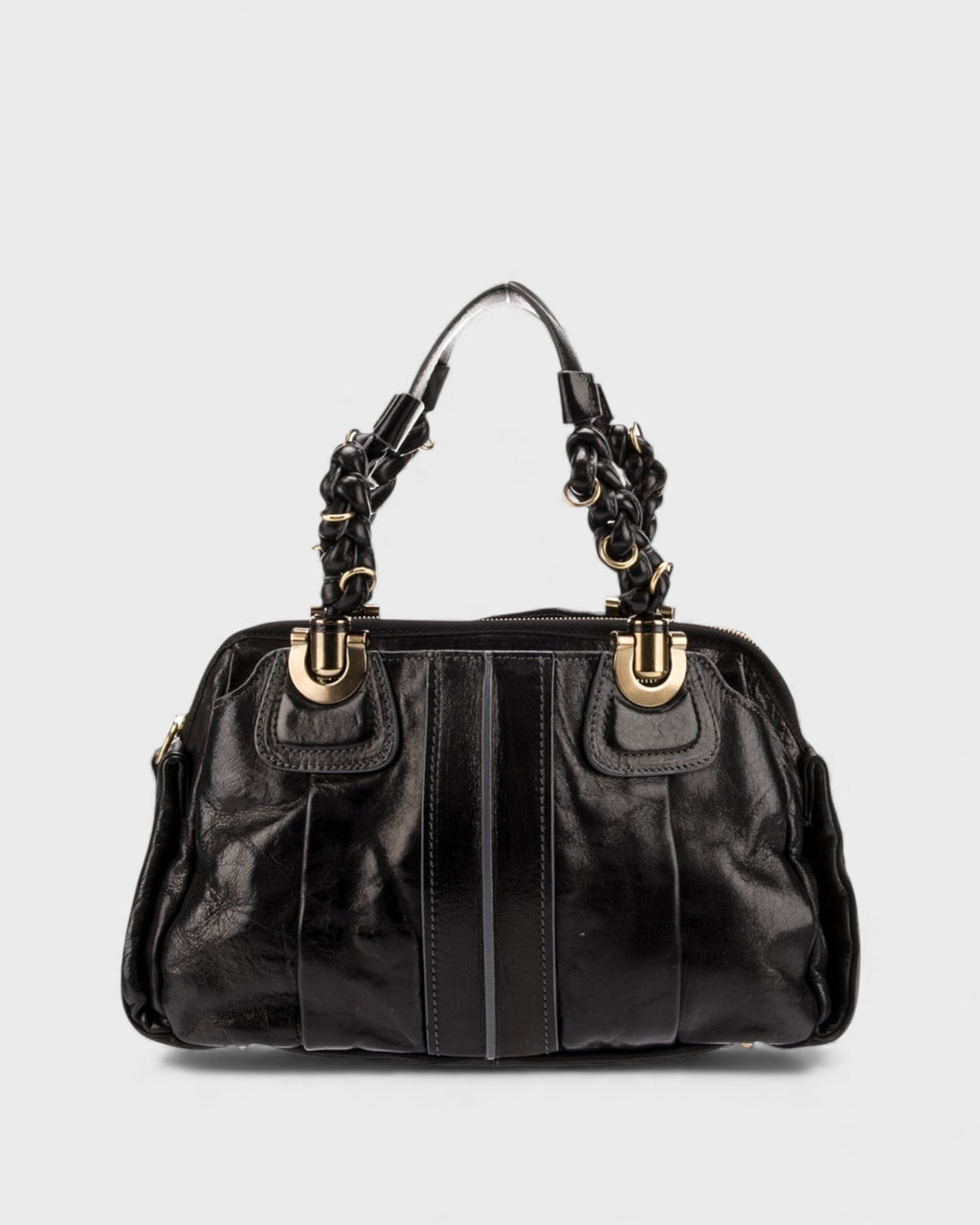 Héloïse black leather bag, Chloé