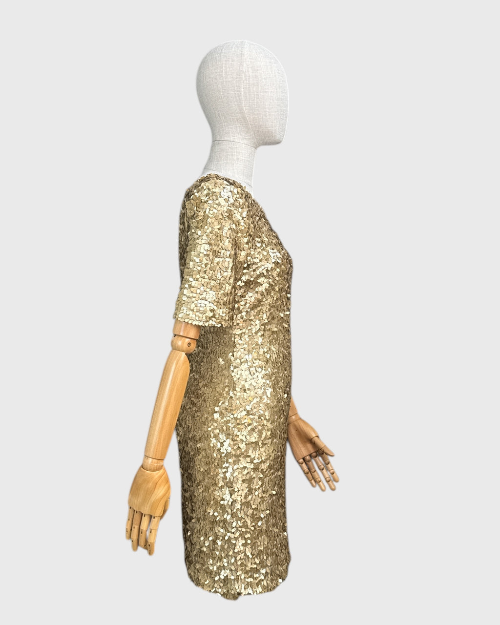 Gold sequined dress Ark &amp; co