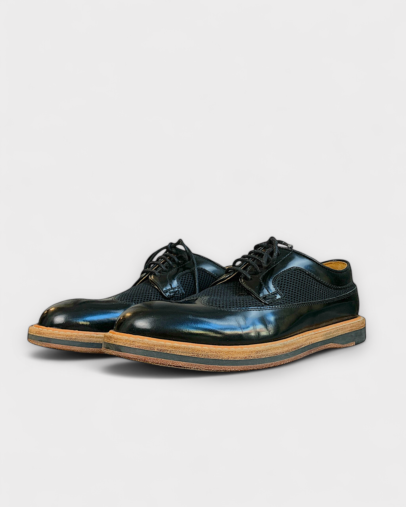 Black mesh brogue, Paul Smith 36