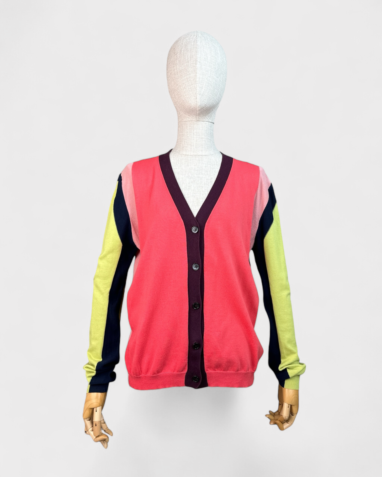 Cardi 100% cotton Pink blue green burgundy Marni, 44