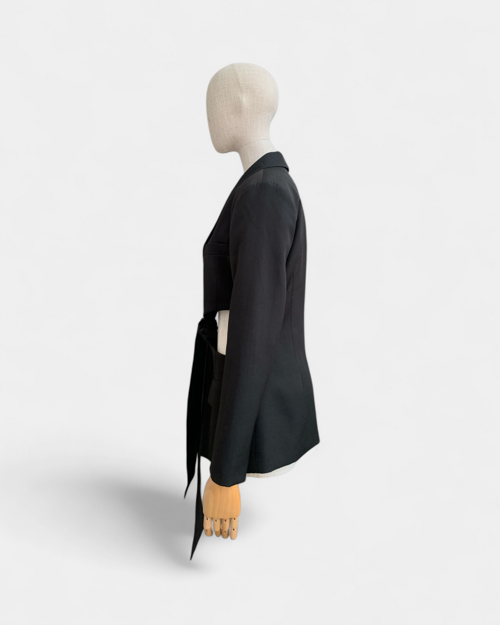 Black Lioness openwork jacket, S