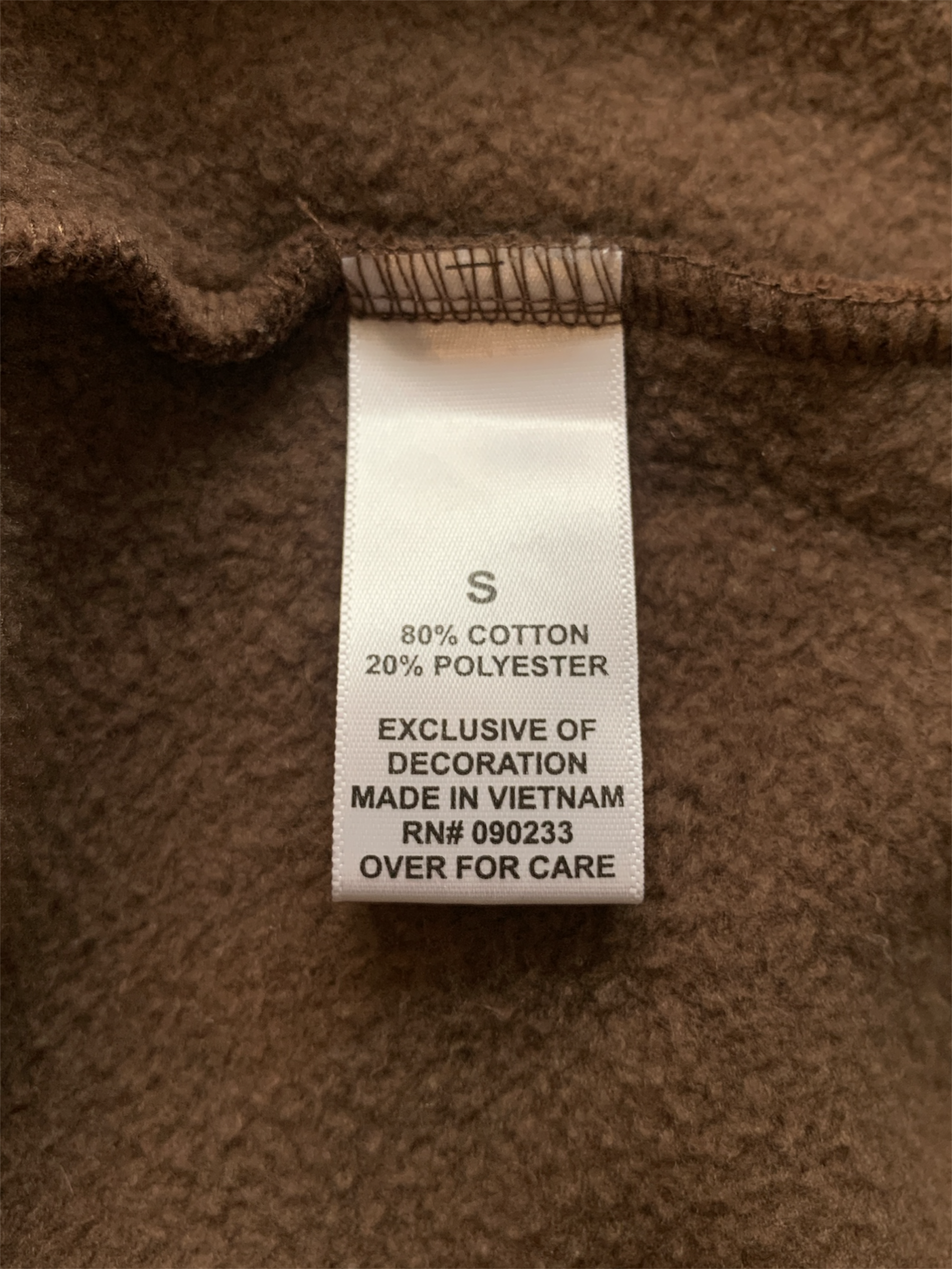 Hoodie Marron Essentials , S