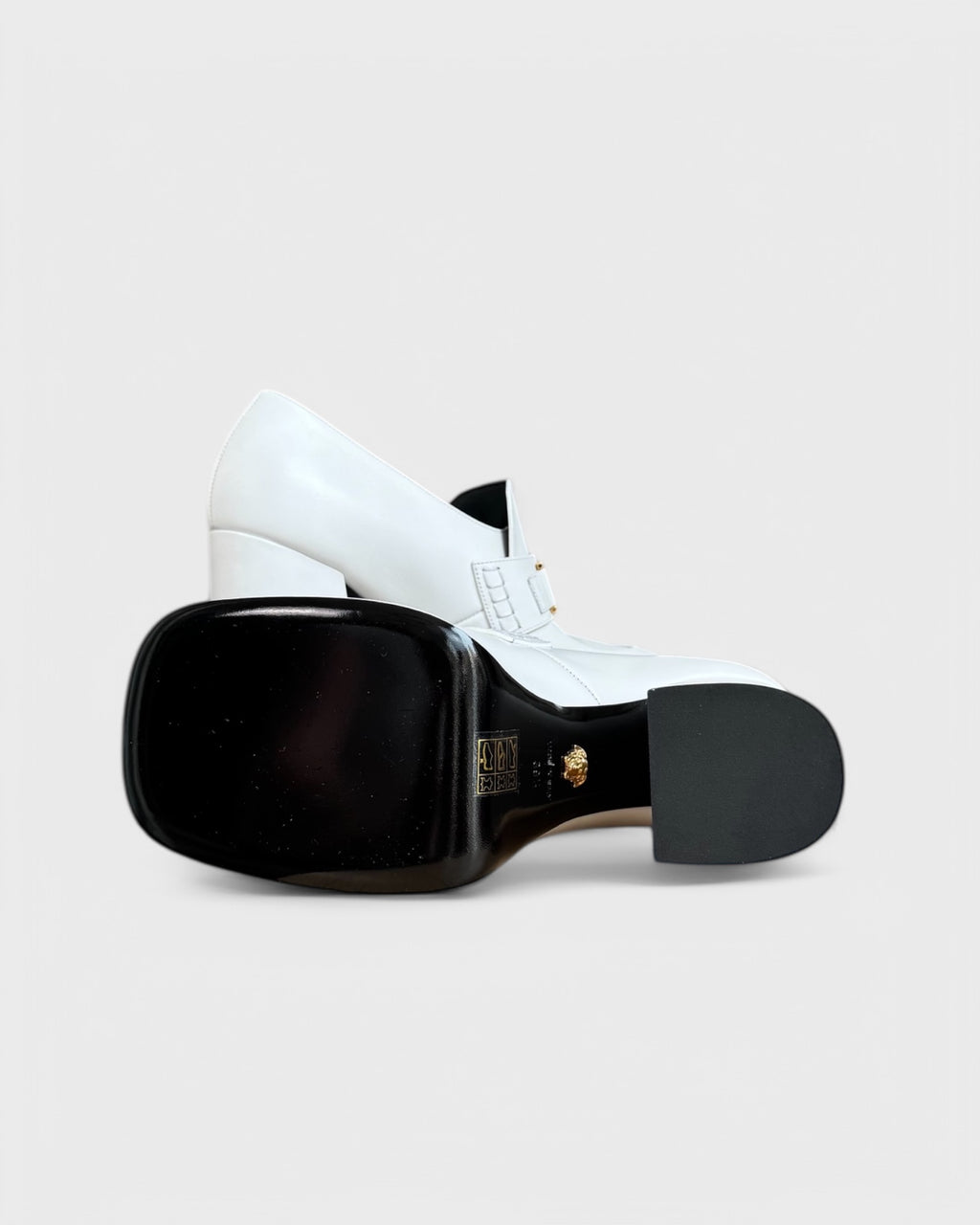 Versace platform loafers, 39.5