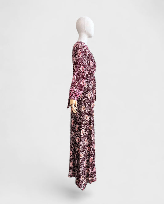 Robe longue imprimée Nathalie Martin – Taille M
