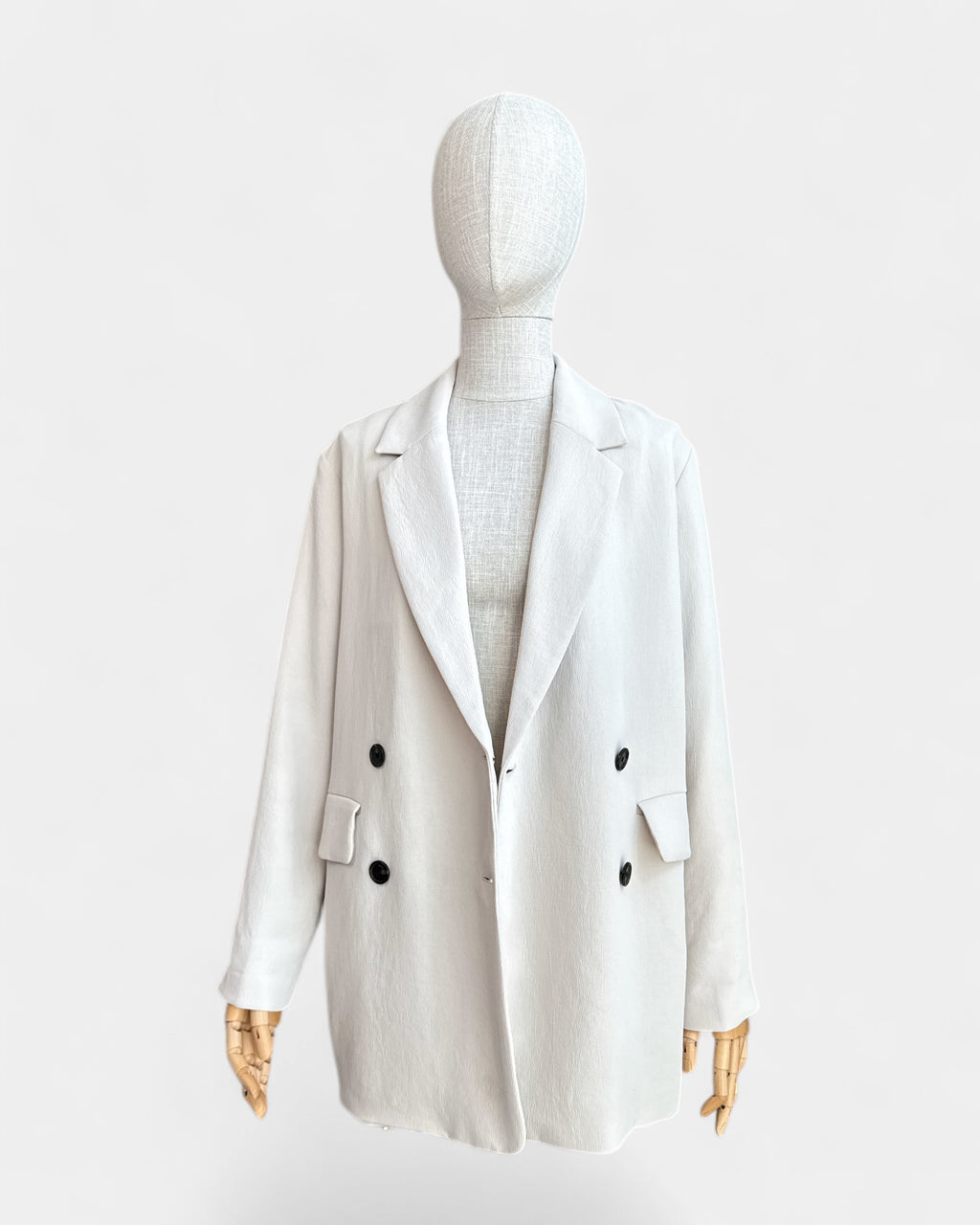 Wilfred Chalk Double-Breasted Jacket, 1