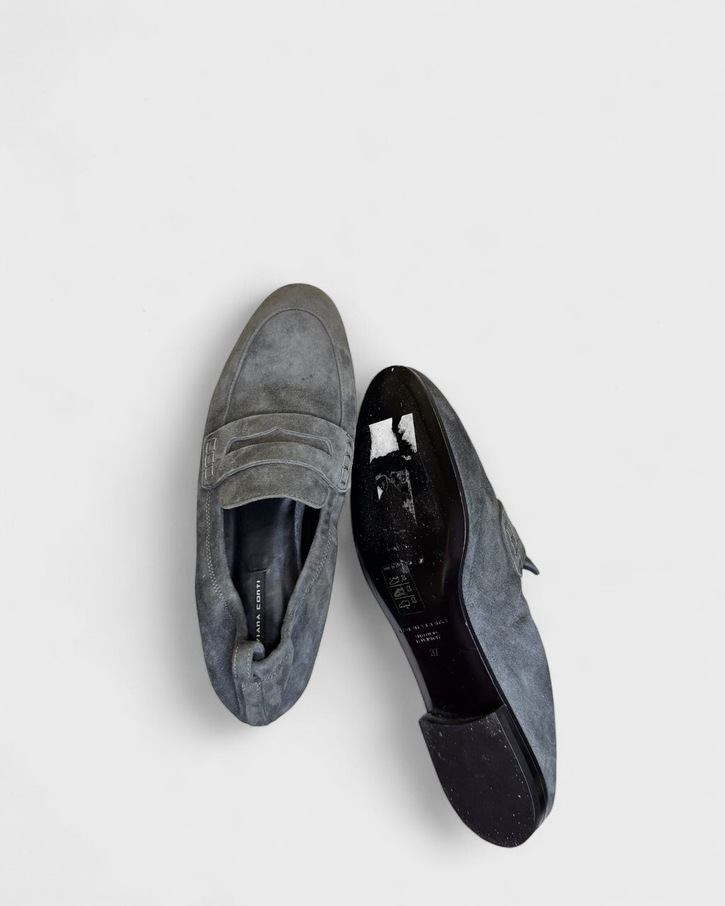 Blue/gray suede loafer Liviana Conti, 37