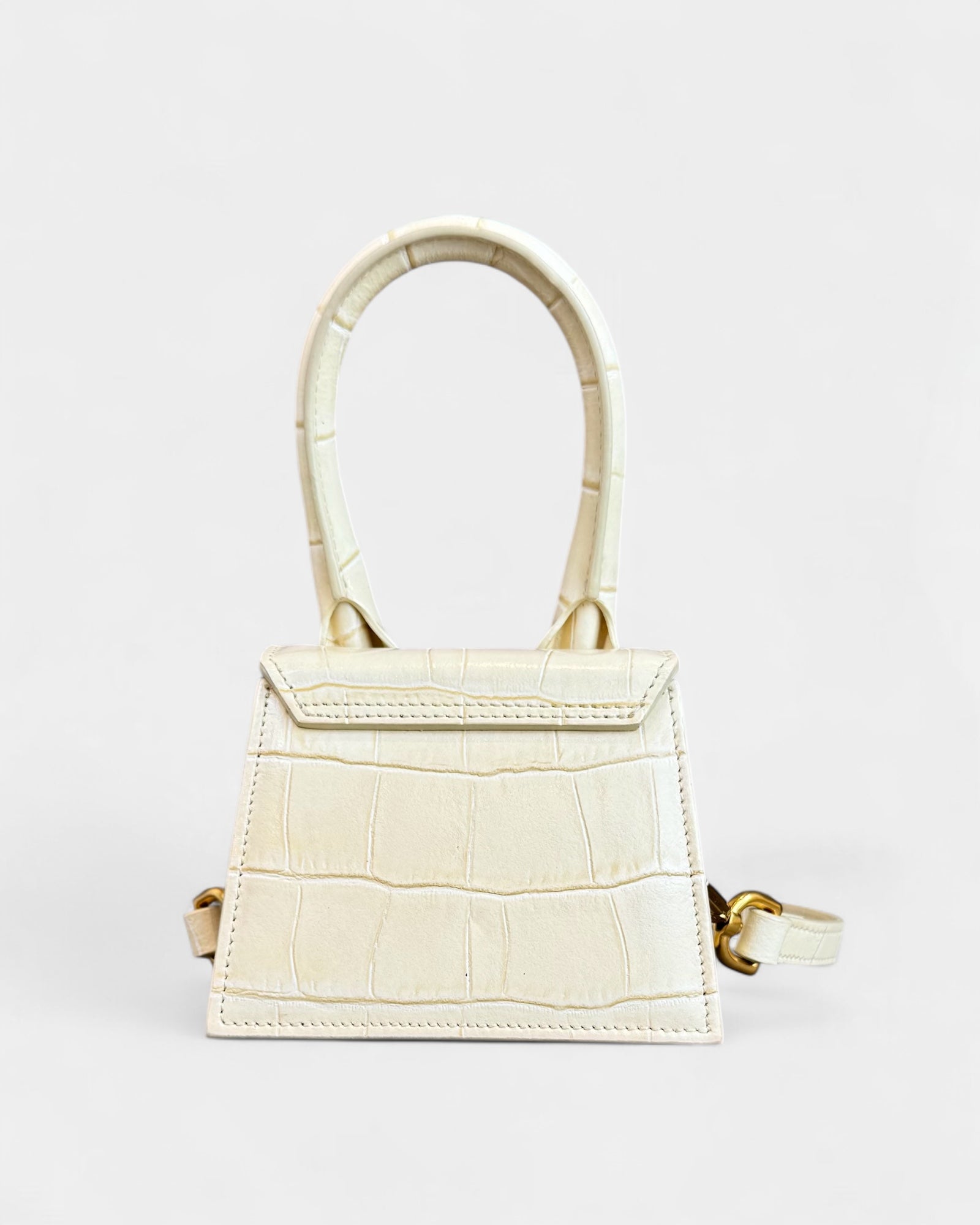 Jacquemus Cream White Mini Handbag