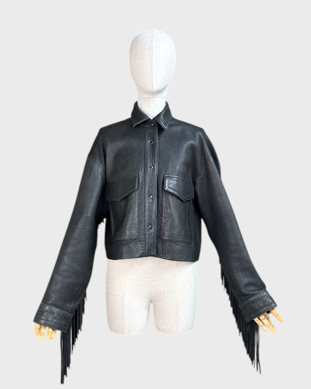 The Kooples leather jacket, size S/M