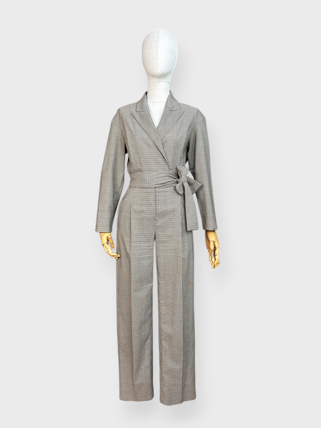 Maje Houndstooth Suit, Size 34