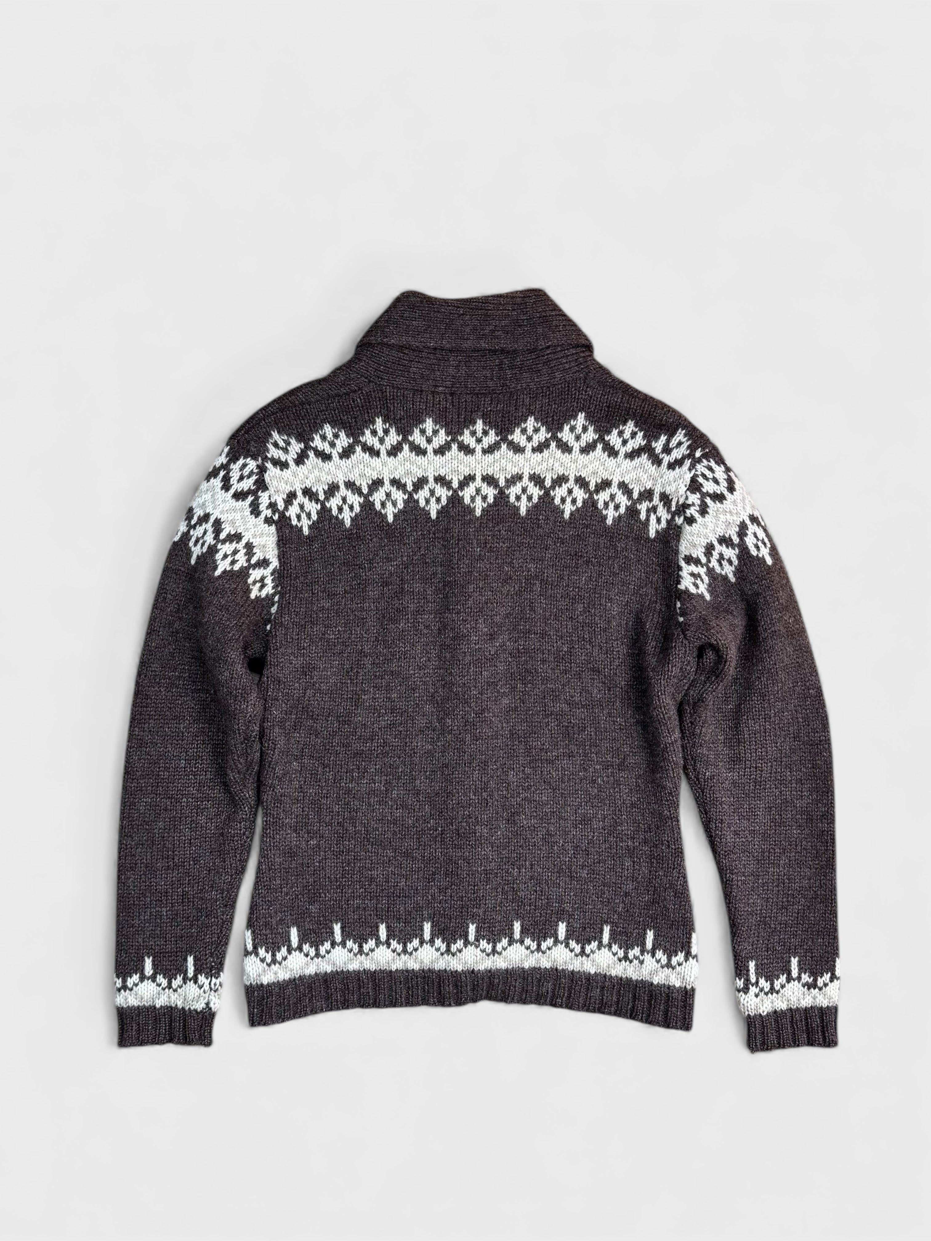 Vintage 90s Jacob cardigan in virgin wool, M