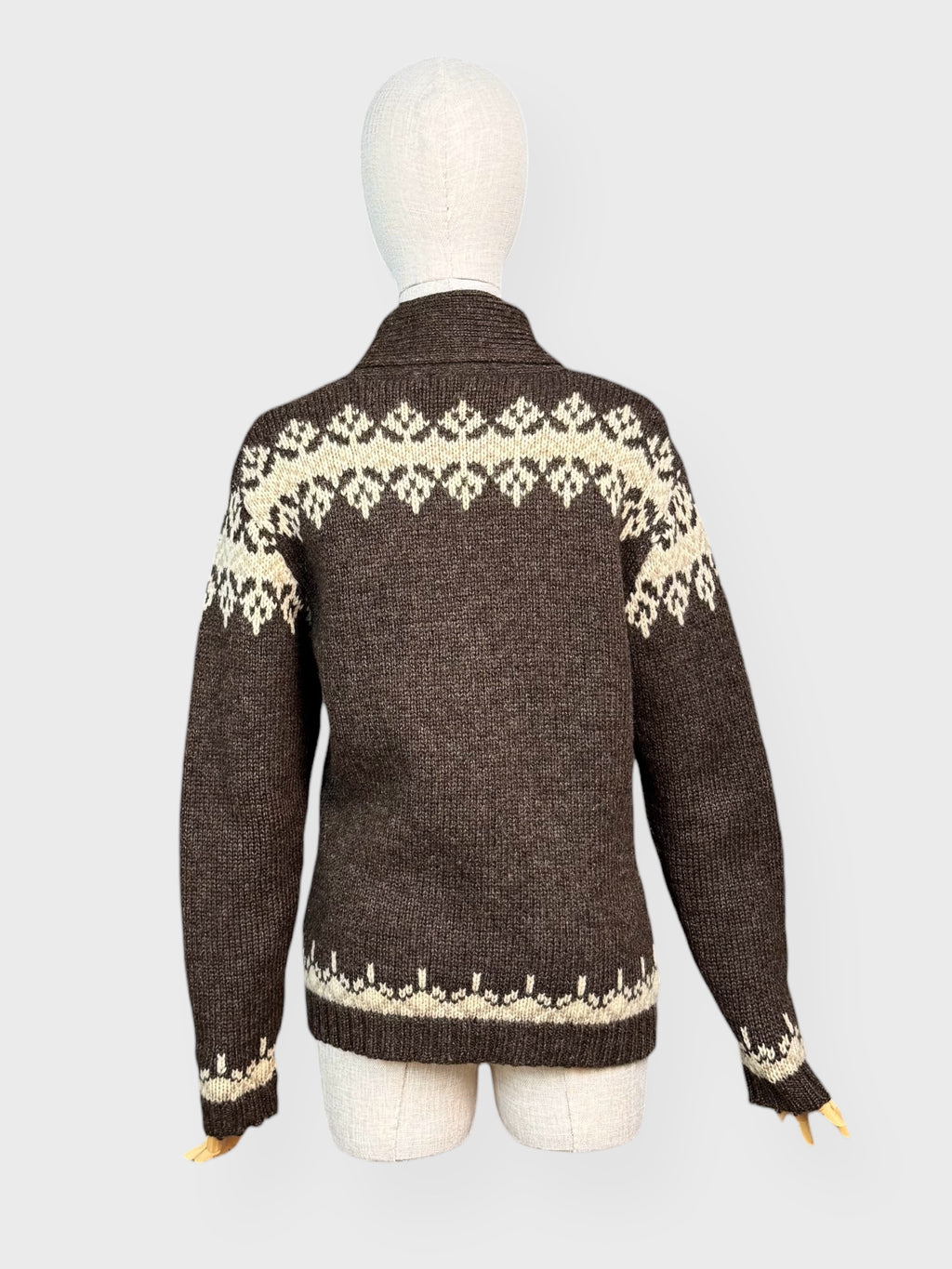 Vintage 90s Jacob cardigan in virgin wool, M