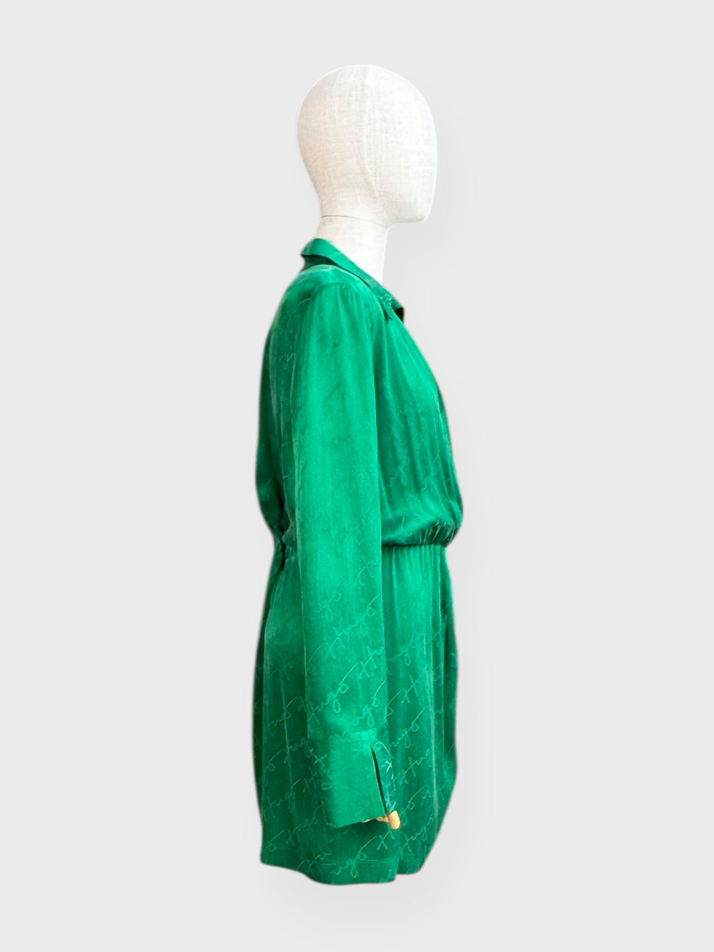 Hugo Boss green wrap dress, size 10