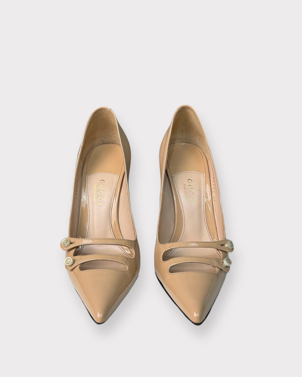 Beige stilettos, Gucci, 6