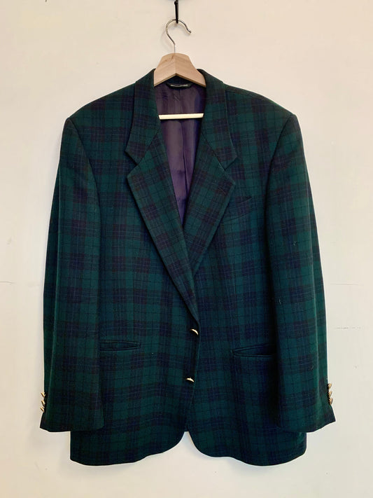 Vintage black watch jacket A. Golde &amp; Son