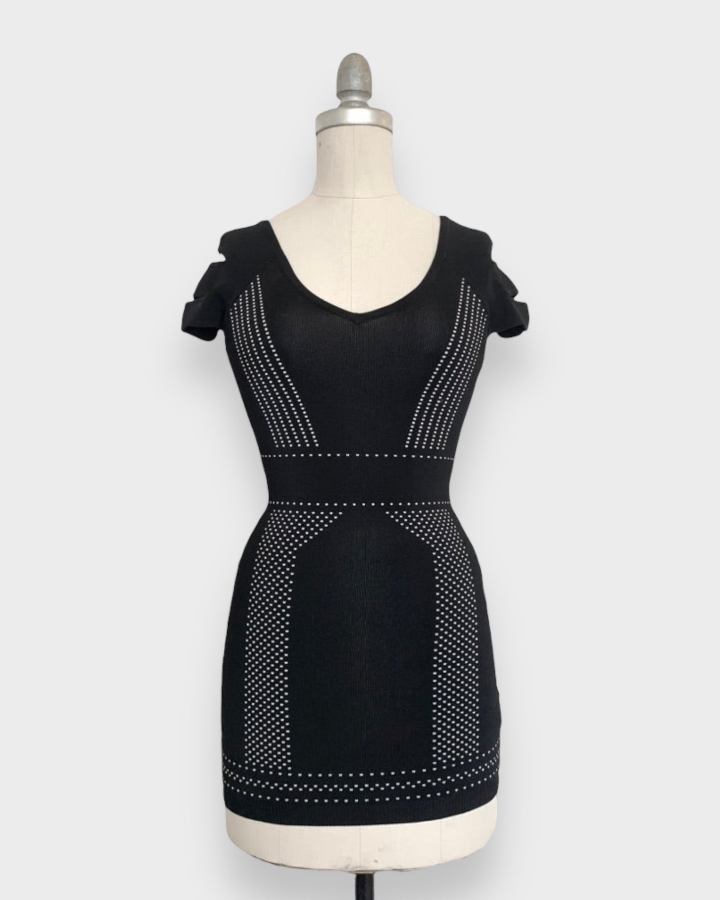 Marciano black fitted dress